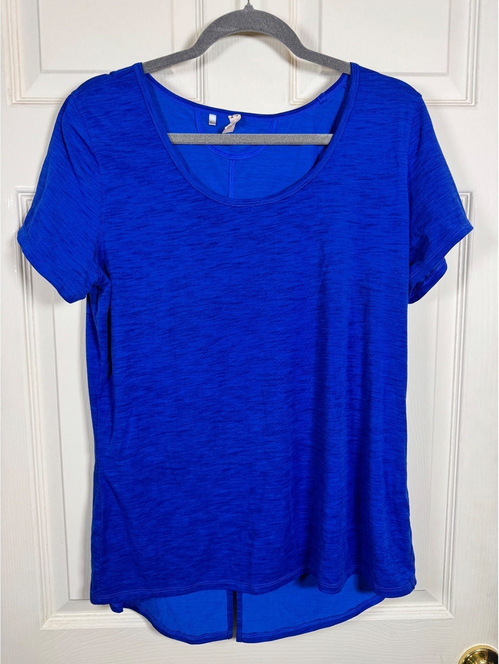Under Armour Heat Gear Loose Fit Blue T-Shirt Large